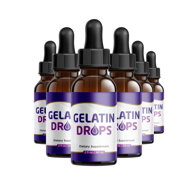 Gelatindrops 6 bottles